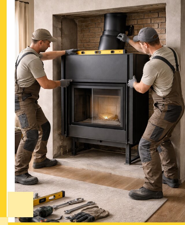 Установка каминных топок в Югорске под ключ от 18380 р. | ЭриданЮгр