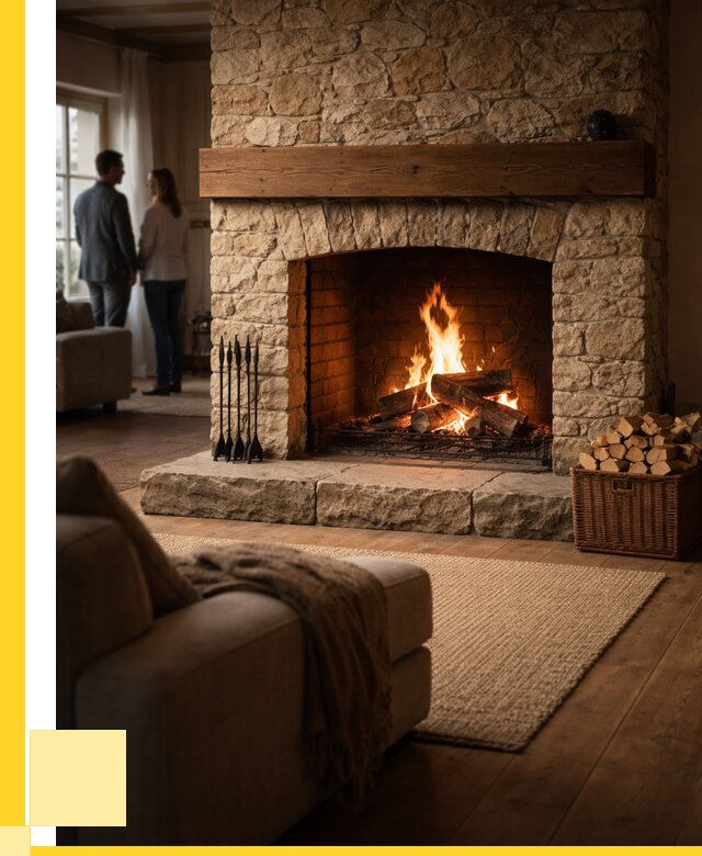 Открытые камины под ключ в Югорске от 153165 р. ЭриданЮгр