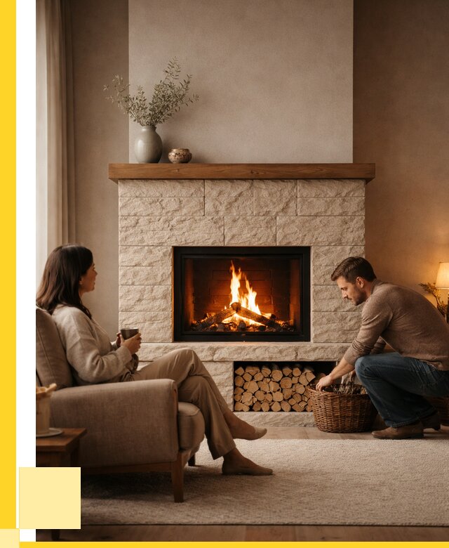 Камины для дома в Югорске под ключ от 153165 р. | ЭриданЮгр