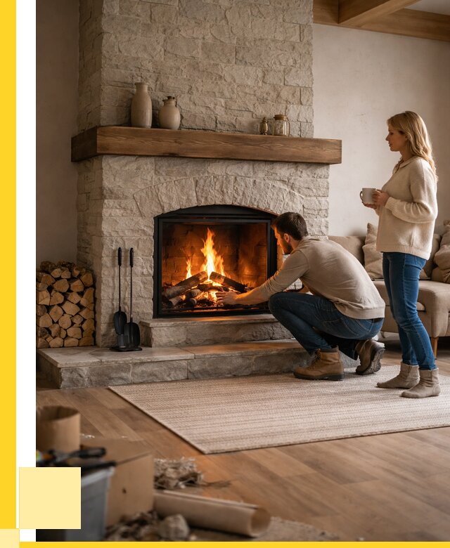 Камины для загородного дома в Югорске от 357385 р., ЭриданЮгр