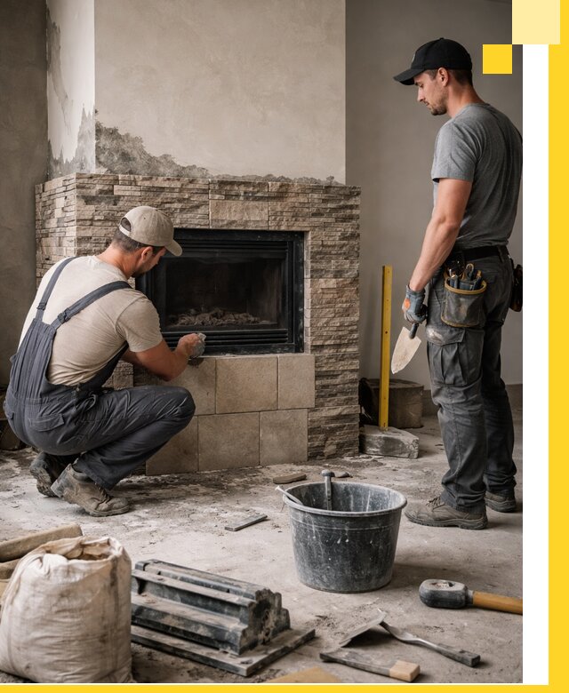 Камины под ключ в Югорске: проект, изготовление и монтаж