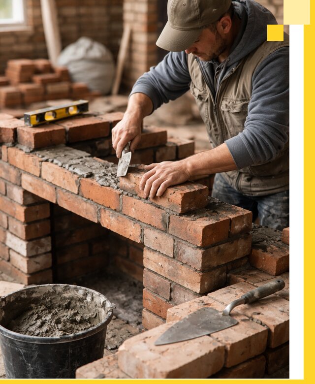 Кладка каминов под ключ в Югорске профессиональная отделка и монтаж