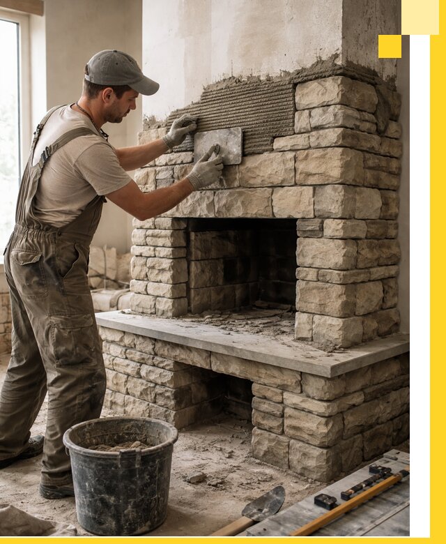 Строительство каминов под ключ в Югорске от проектирования до монтажа