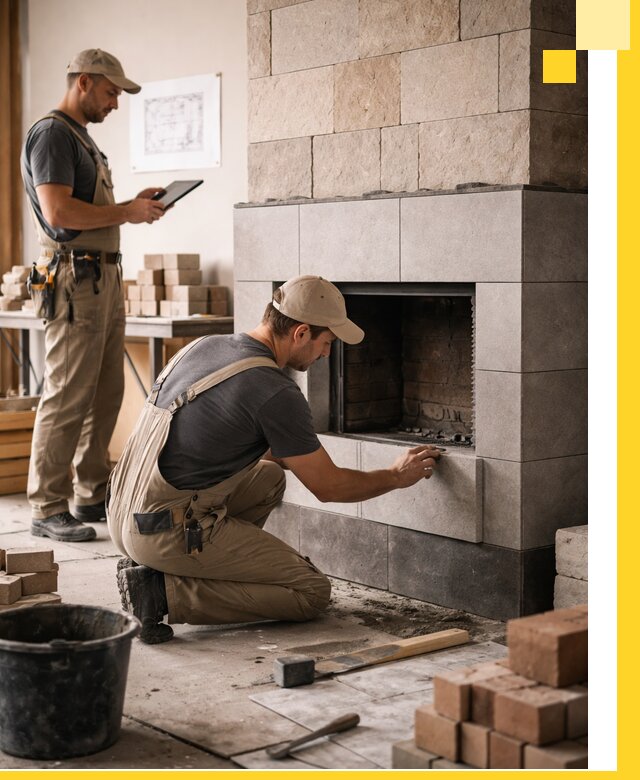 Индивидуальные проекты каминов и каминных систем в Югорске