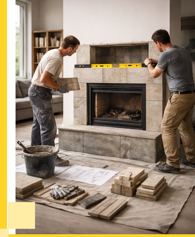 Монтаж каминов и установка в Югорске от 45950 р. | ЭриданЮгр