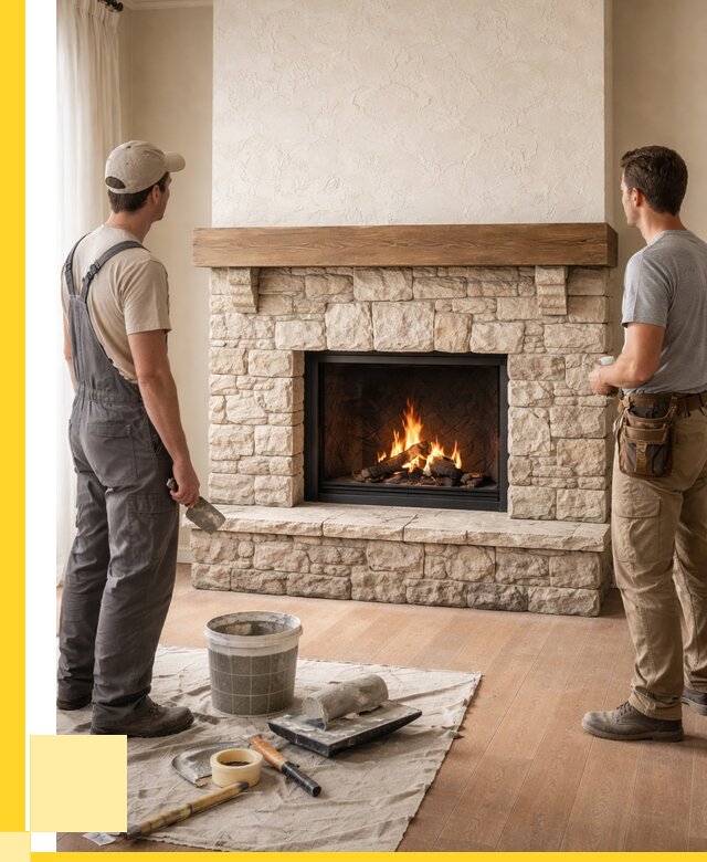 Отделка каминов в Югорске от 6637 р. под ключ | ЭриданЮгр