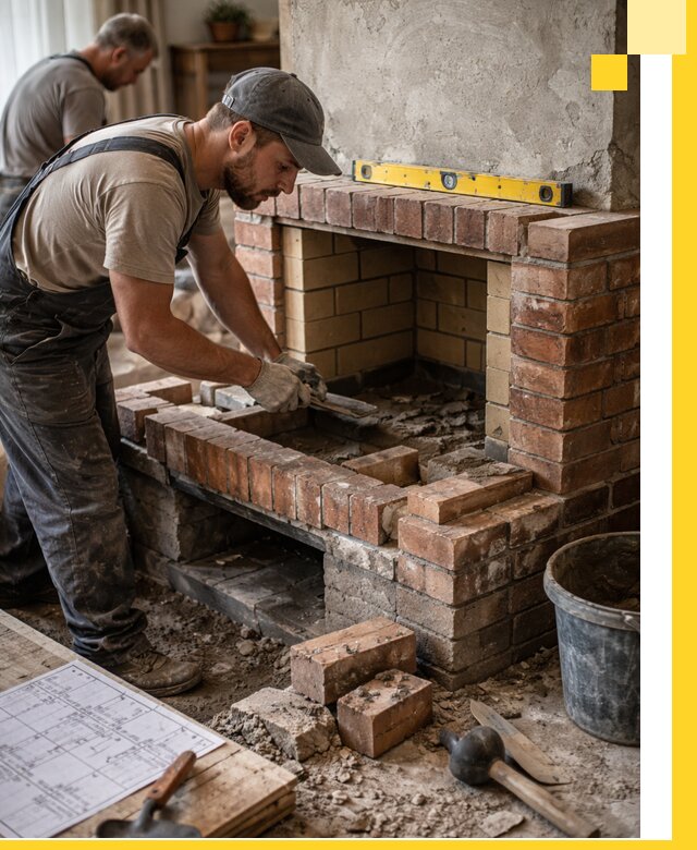 Изготовление и установка каминопечей под ключ в Югорске