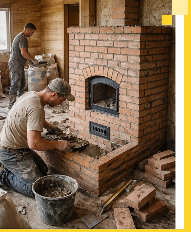 Профессиональное строительство печей в Югорске под ключ