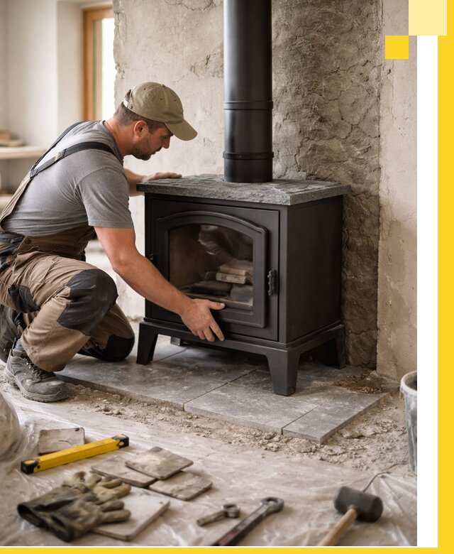 Профессиональный монтаж печей и каминов в Югорске под ключ