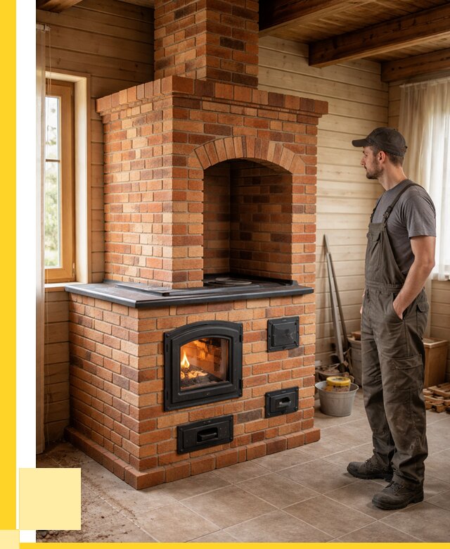 Кирпичные печи в Югорске: купить от 153165 р. | ЭриданЮгр