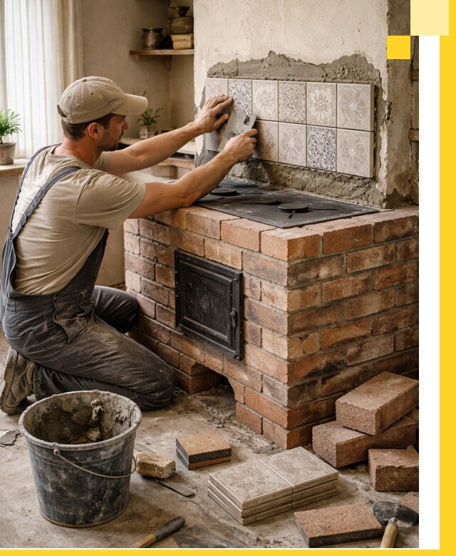 Печи с плитой на заказ монтаж гарантия и сервис в Югорске