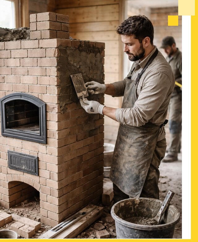 Изготовление и установка печей-шведок под ключ в Югорске