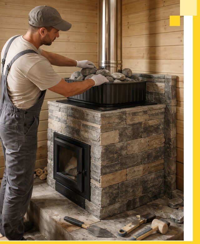 Печи для парной в Югорске, производство, монтаж и обслуживание