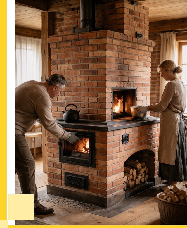 Печи для загородного дома под ключ в Югорске от 81688 р. | ЭриданЮгр