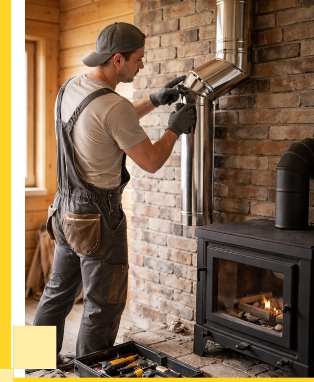 Монтаж дымоходов для печей в Югорске от 7658 р. | ЭриданЮгр