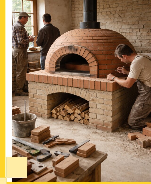 Помпейская печь дровяная для пиццы в Югорске | ЭриданЮгр от 204220 р.