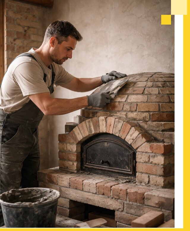 Изготовление и монтаж помпейских печей на заказ в Югорске