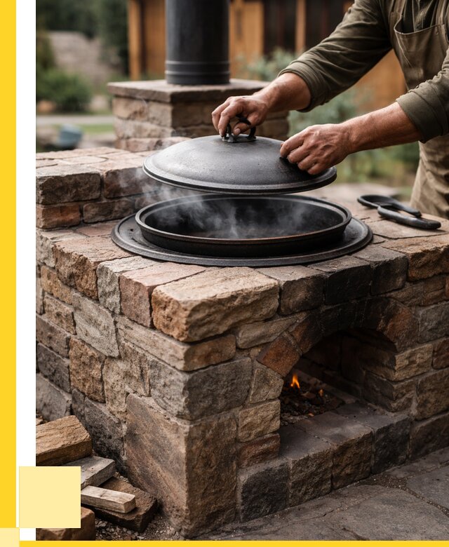 Печи для казана в Югорске по цене от 18380 р. | ЭриданЮгр