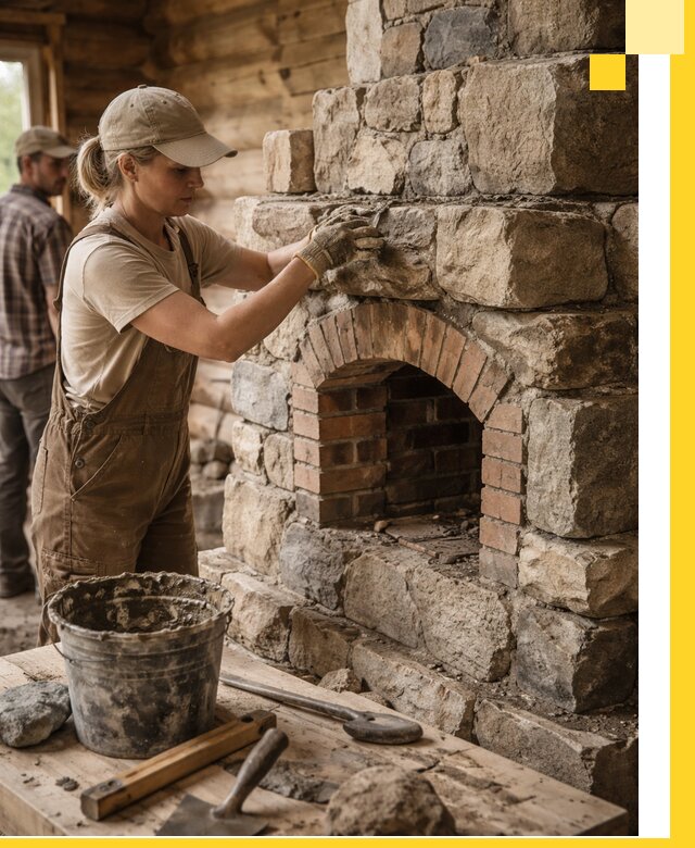 Каменные печи на заказ и монтаж в Югорске, долговечные решения