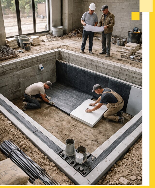 Проекты частных и общественных бассейнов под ключ в Югорске