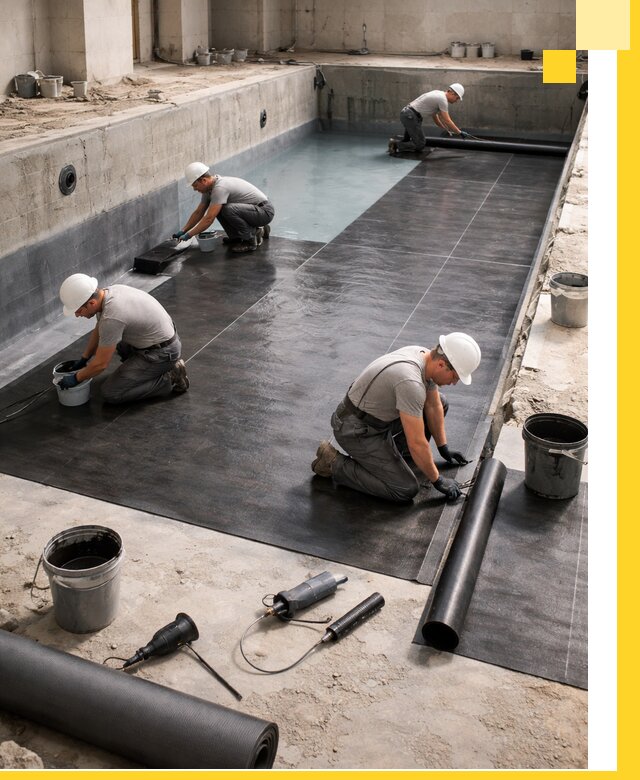 Профессиональная гидроизоляция бассейнов и чаш в Югорске под ключ