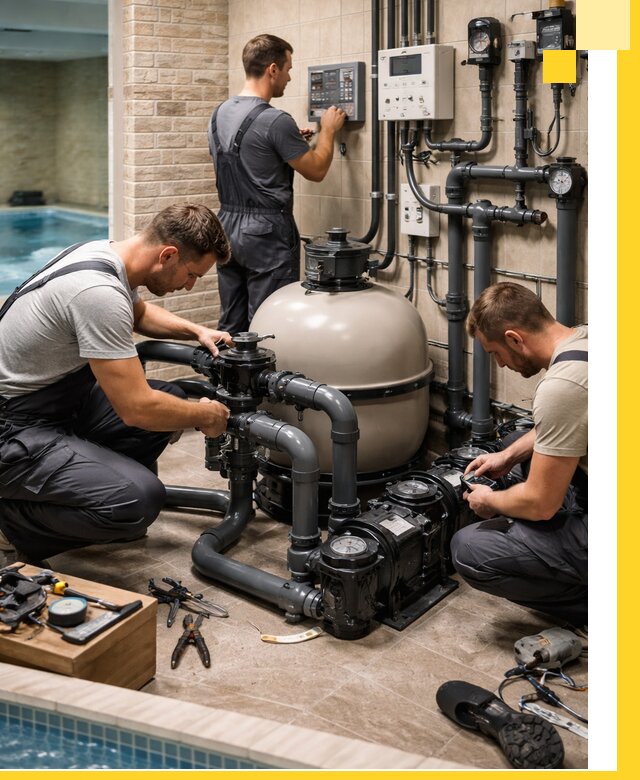 Комплексное оборудование для бассейнов под ключ в Югорске