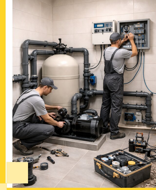 Монтаж оборудования для бассейнов в Югорске от 40844 р. | ЭриданЮгр