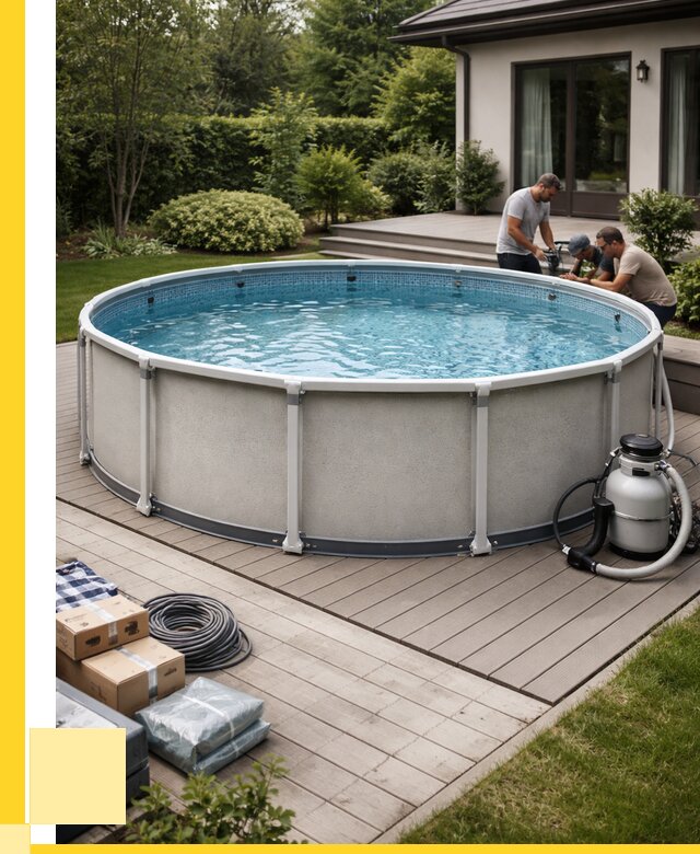 Купить каркасные бассейны в Югорске от 45950 р. | ЭриданЮгр