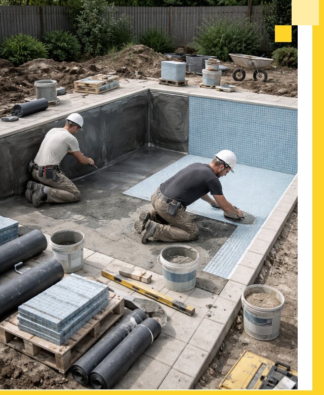 Проектирование и строительство стационарных бассейнов в Югорске