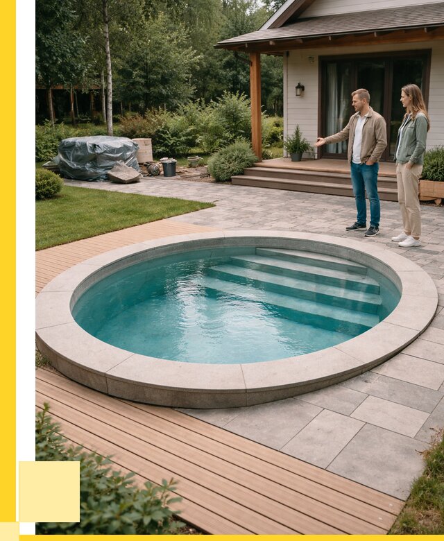 Бассейн на даче под ключ в Югорске от 204220 р., ЭриданЮгр