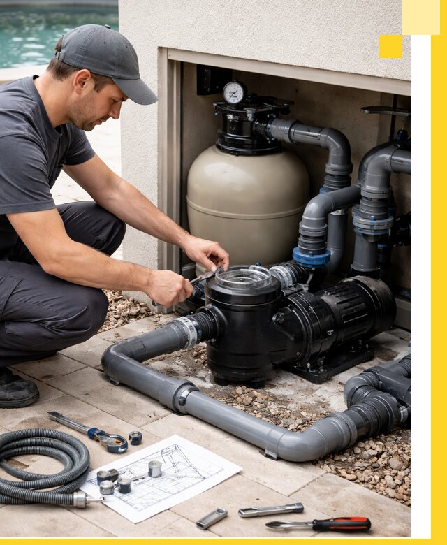 Поставка, монтаж и сервис насосов для бассейнов в Югорске