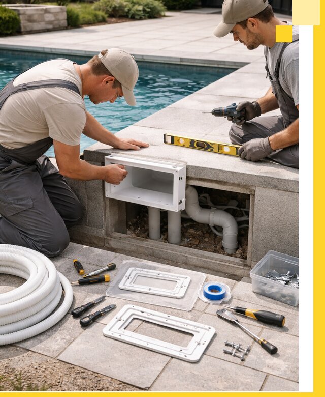 Поставка и установка скиммеров для бассейнов в Югорске