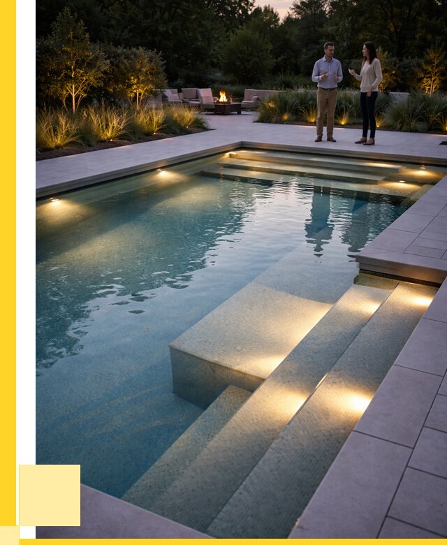 Освещение бассейнов в Югорске под ключ от 25528 р. | ЭриданЮгр