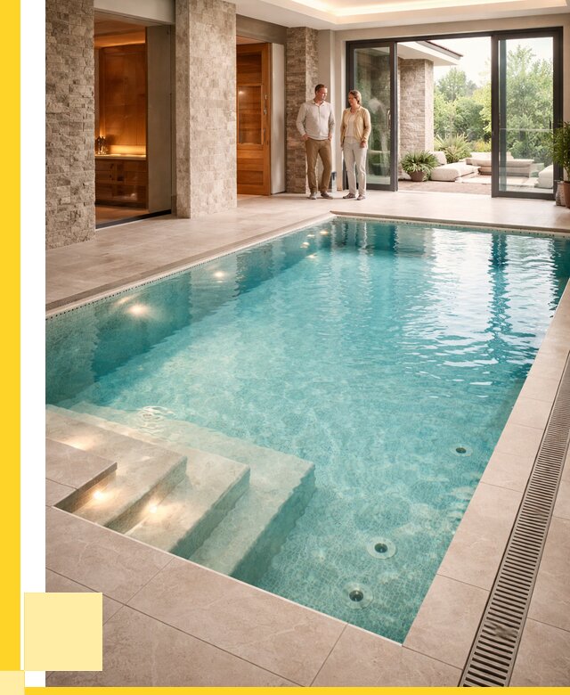 Бассейн во дворе в Югорске: проект, отделка от 1225320 р. | ЭриданЮгр