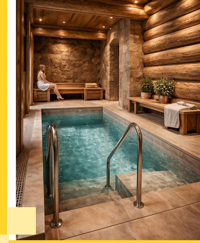 Аренда бани с бассейном в Югорске от 1531650 р. | ЭриданЮгр