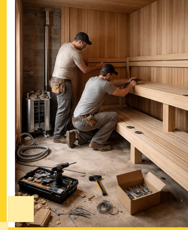 Монтаж саун под ключ в Югорске от 122532 р. | ЭриданЮгр
