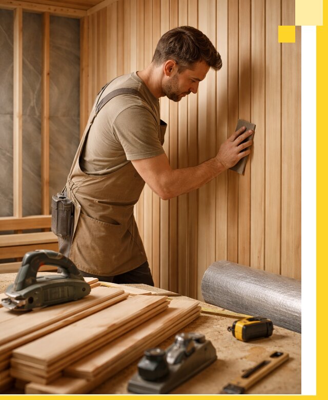 Профессиональная отделка саун и парных под ключ в Югорске