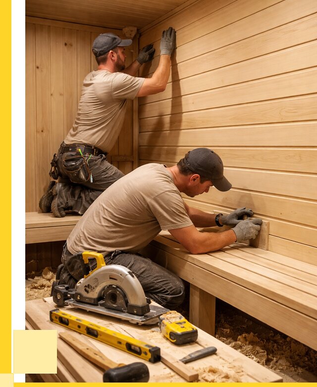 Обшивка саун вагонкой в Югорске от 2553 р. | ЭриданЮгр