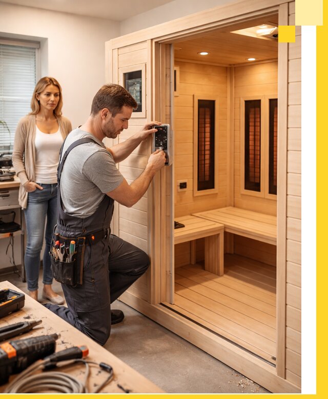 Инфракрасные сауны под ключ в Югорске продажа и установка