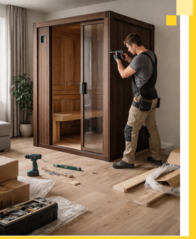 Установка и производство мини саун под ключ в Югорске