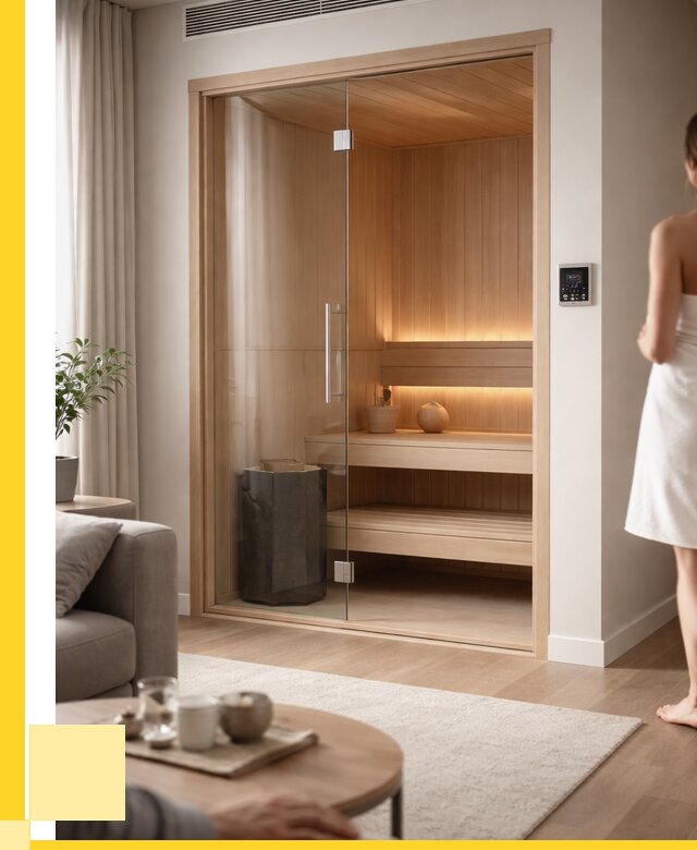 Сауна в квартире под ключ в Югорске от 122532 р. ЭриданЮгр