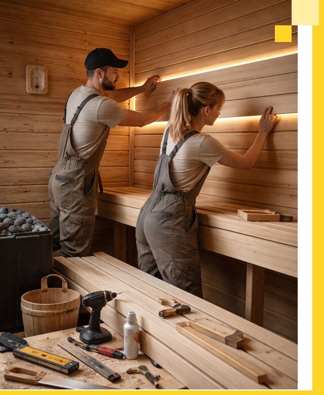 Дизайн саун и бань под ключ с индивидуальным проектом в Югорске