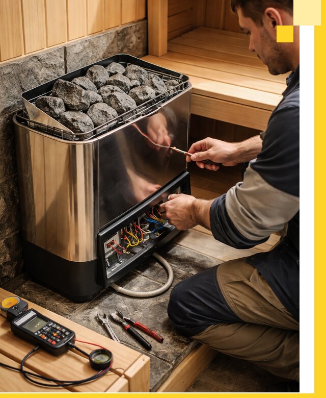 Продажа и установка электрокаменок для саун в Югорске