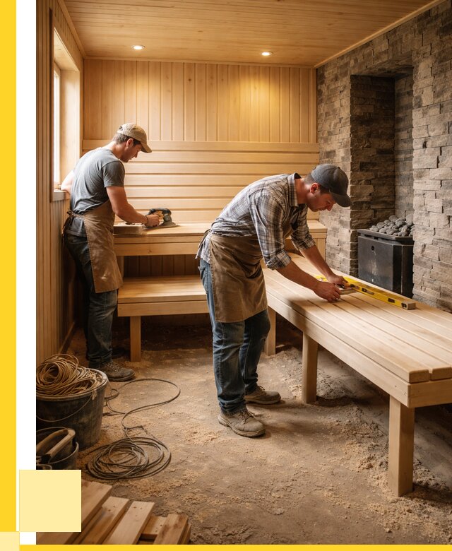 Отделка бани в Югорске: внутренняя отделка от 3063 р. | ЭриданЮгр