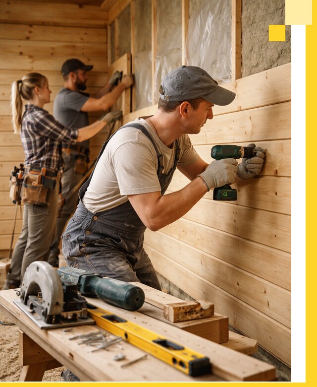 Обшивка бань под ключ в Югорске: отделка стен и потолков