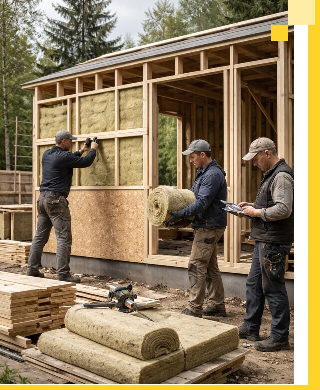 Проектирование и строительство каркасных бань в Югорске под ключ