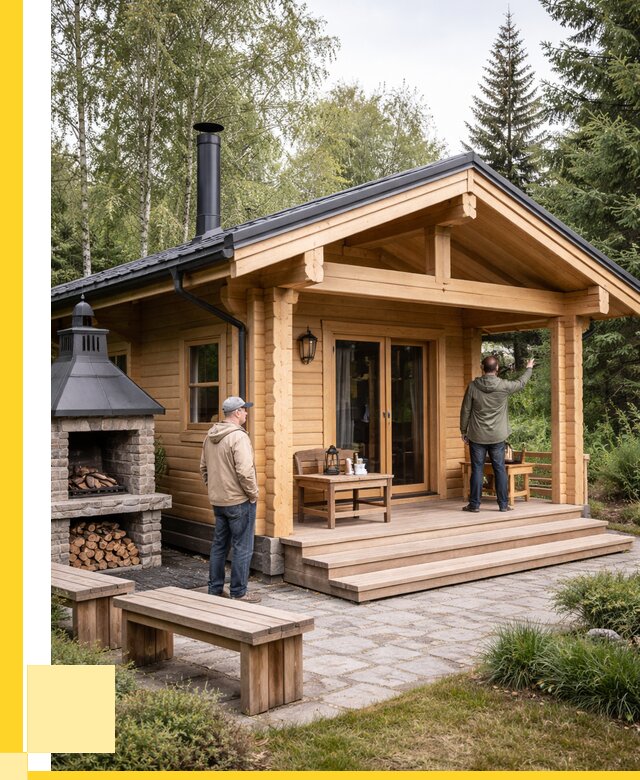 Деревянные бани под ключ в Югорске от 459495 р. | ЭриданЮгр