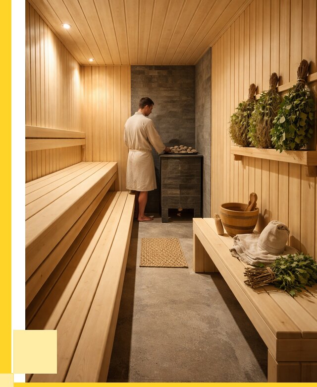 Отделка парной под ключ в Югорске от 357385 р. | ЭриданЮгр