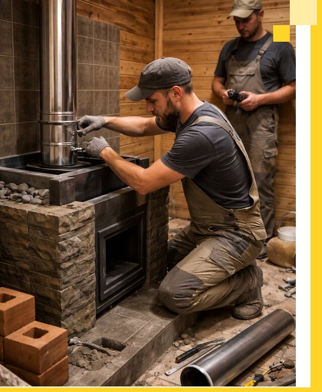 Изготовление и установка банных печей под ключ в Югорске