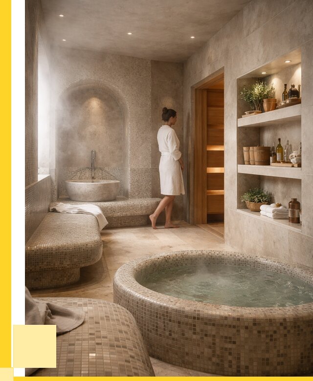 Строительство бани с хамамом в Югорске от 765825 р. | ЭриданЮгр